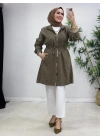 Yeni Sezon Modal Kumaş Kap Modeli Haki