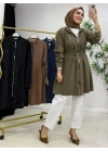 Yeni Sezon Modal Kumaş Kap Modeli Haki