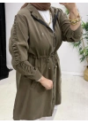 Yeni Sezon Modal Kumaş Kap Modeli Haki