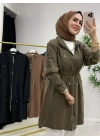 Yeni Sezon Modal Kumaş Kap Modeli Haki