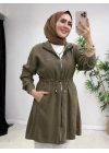Yeni Sezon Modal Kumaş Kap Modeli Haki