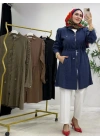 Yeni Sezon Modal Kumaş Kap Modeli Lacivert