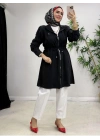 Yeni Sezon Modal Kumaş Kap Modeli Siyah