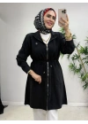 Yeni Sezon Modal Kumaş Kap Modeli Siyah