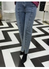Yeni Sezon Taş Detaylı Jean