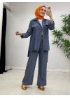 Yeni Sezon Tencel Takım Lacivert