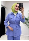 Yeni Sezon Tencel Takım Mavi