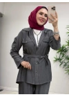 Yeni Sezon Tencel Takım Siyah