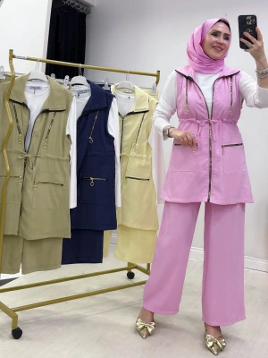 3lü Takım Pembe