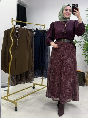 Etekli Takım Mürdüm