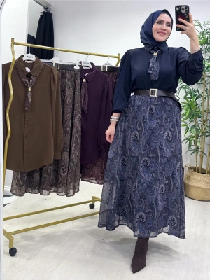 Etekli Takım Lacivert