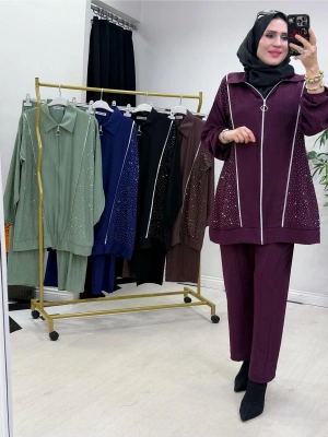 Ağaç Kabuğu Takım Mürdüm