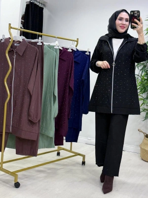 Yeni Sezon Ağaçkabuğu Takım Siyah