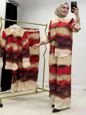 Yeni Sezon Batik Desen Pamuklu Takım