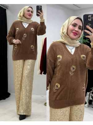 Angora Triko Kahverengi