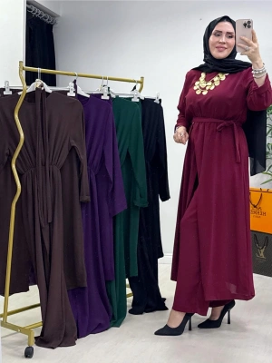 Ayrobin Kumaş Tasarım Takım Bordo