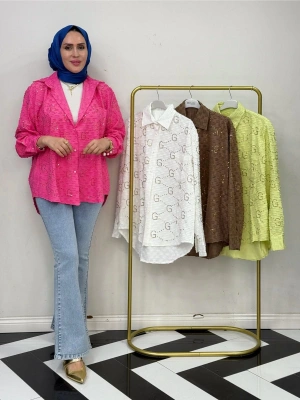 GG İthal Gömlek – Standart Beden  Fuşya