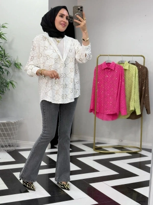 GG İthal Gömlek – Standart Beden  Beyaz