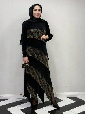 İthal Akordiyon Elbise