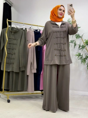 Oysho Takım Koyu Vizon