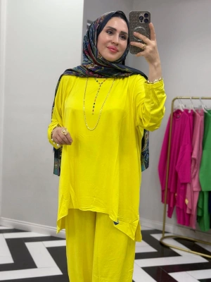 Retro Takım – Standart Beden Sarı