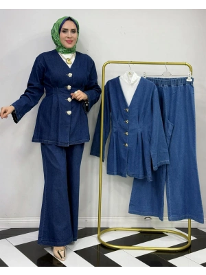 Tasarım Kot Takım – Koyu Renk