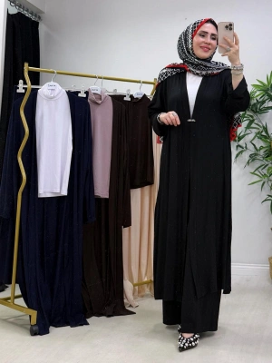 Yeni Sezon Abaya Takım Siyah
