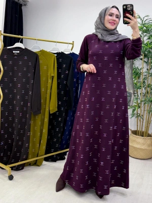 Yeni Sezon Chanel Elbise Mürdüm