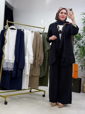 Yeni Sezon Hatice Biçer Tasarım Takım Siyah
