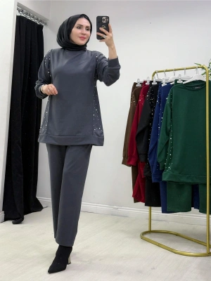 Yeni Sezon İncili Penye Takım Gri