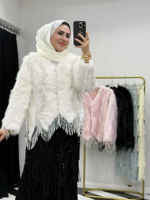 Yeni Sezon İthal Kürk Krem