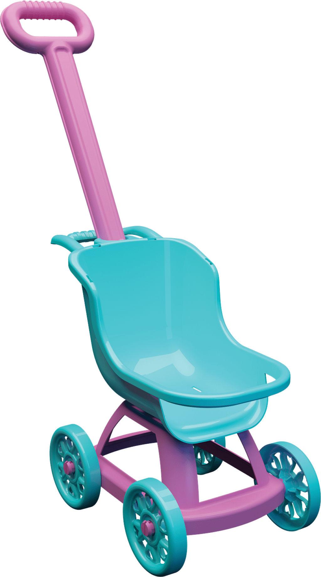 Stroller with mini handle