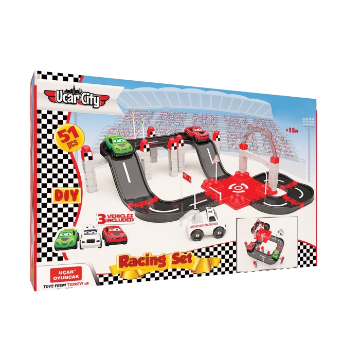 Uçar City Racing Set (51 pieces)