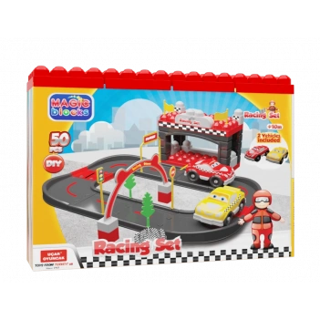 Magic Blocks Racing Set (50 Pieces)