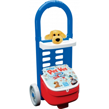 Super Veterinary Set With Car 11 Piece