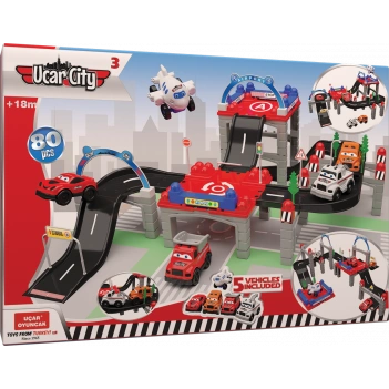 Uçar City 3 - 3 in 1 (80 Pieces)