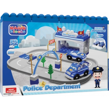 Magic Blocks Police Set (52 Pieces)