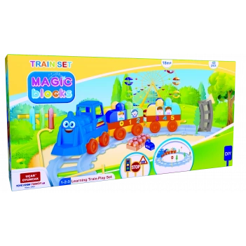 Magic Blocks Train Set (43 Pieces)