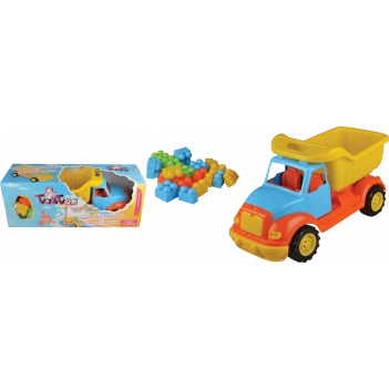 TonTon Box Truck (43 cm) Block 38 Pieces