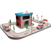 Uçar City Track with Hospital Station (46 Pieces)