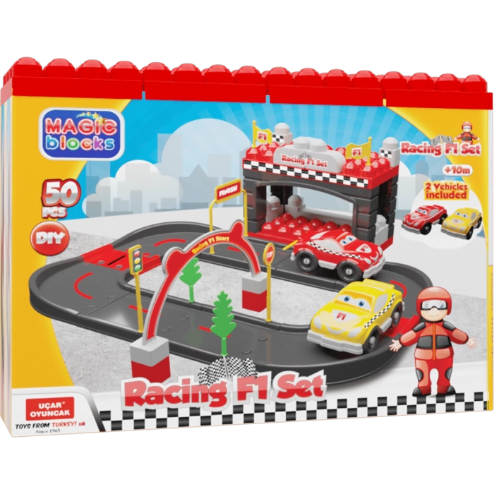 Magic Blocks F1 Racing Set (50 Pieces)