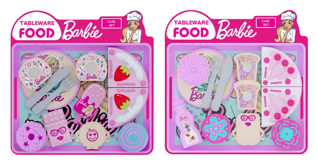 barbie cake set