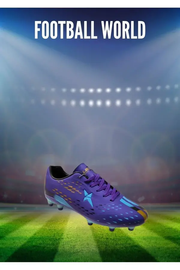 Air La Liga Mor Akademik Futbol Ayakkabısı Halı Saha Krampon - 535