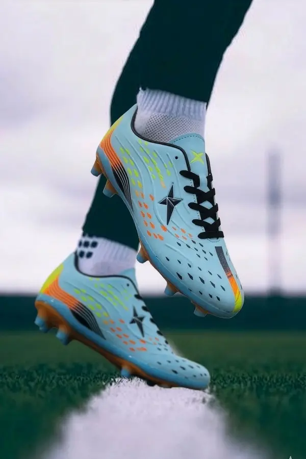 Air La Liga Mavi Akademik Futbol Ayakkabısı Halı Saha Krampon - 535