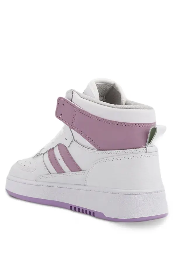 Daphine High Kadın Beyaz Mor Spor Ayakkabı