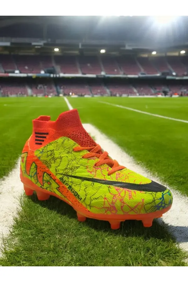 Air Sarı Futbol Akademik Krampon - Kaymaz Taban Halı Saha Ayakkabısı 565