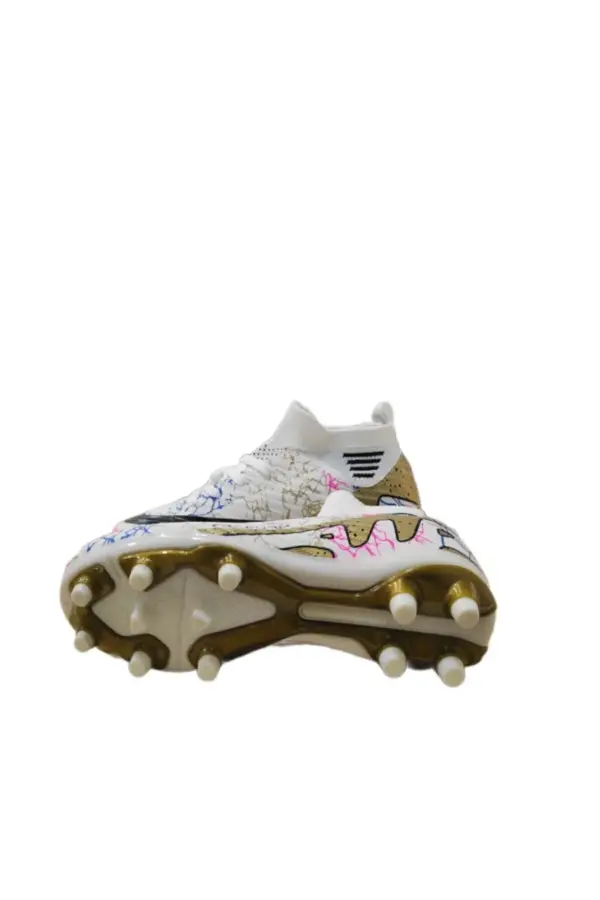 Air Beyaz Futbol Akademik Krampon - Kaymaz Taban Halı Saha Ayakkabısı 565