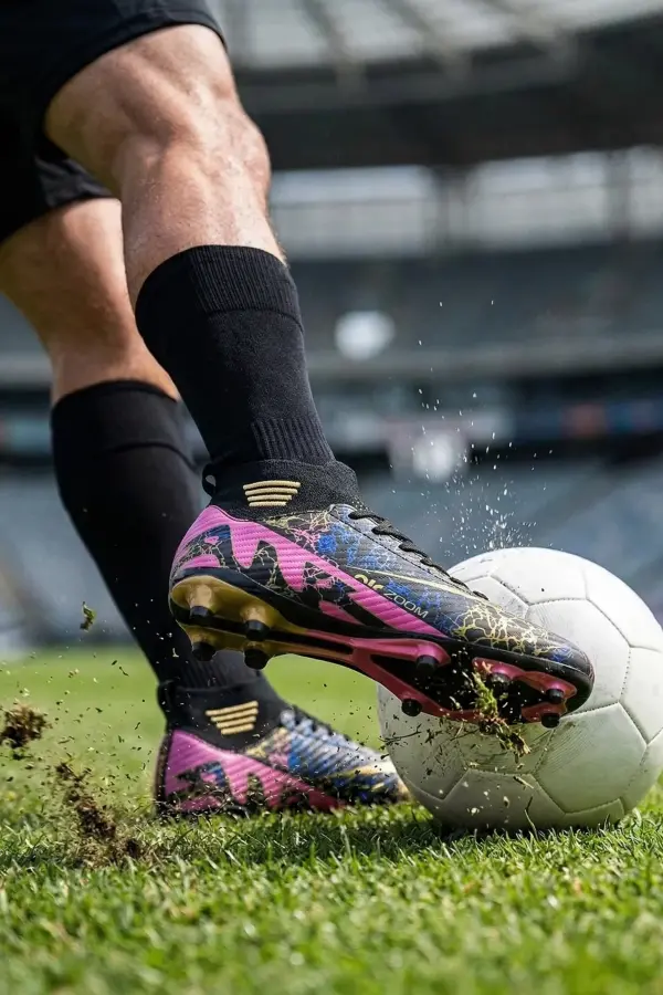 Air Siyah Futbol Akademik Krampon - Kaymaz Taban Halı Saha Ayakkabısı 565