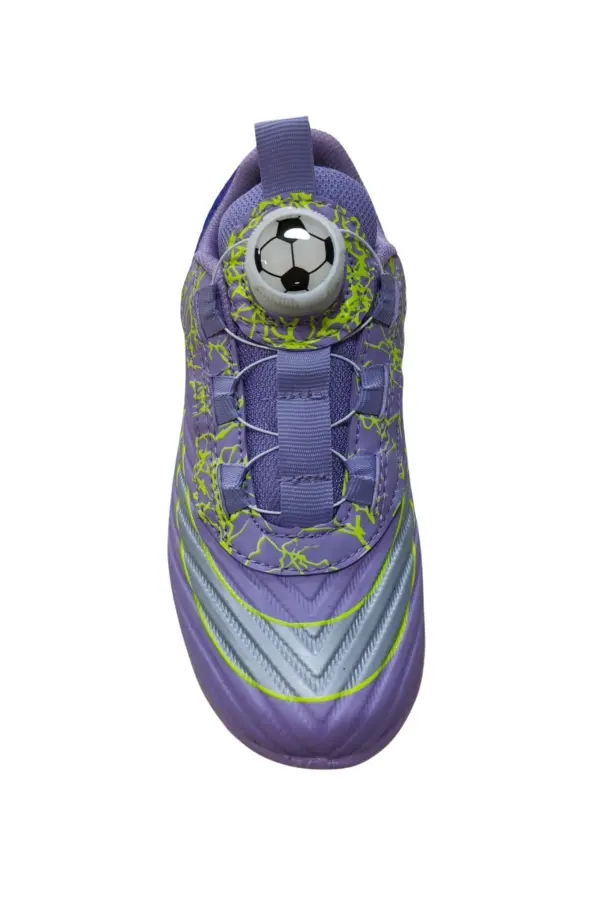 Mekanizmalı Çocuk Halı Saha Ayakkabısı - Hızlı Bağlama Sistemli Profesyonel Seri - ProKilit Junior Lila
