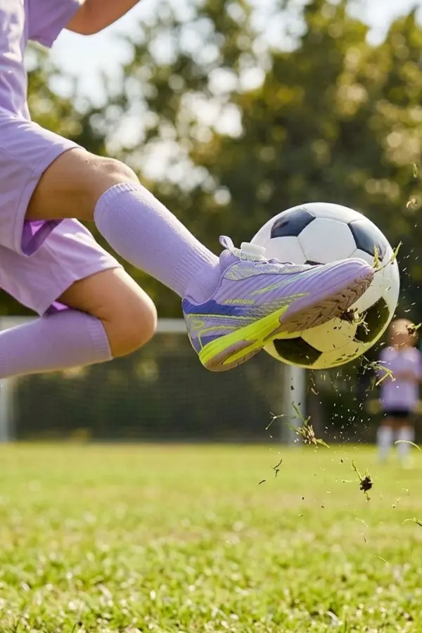 Mekanizmalı Çocuk Halı Saha Ayakkabısı - Hızlı Bağlama Sistemli Profesyonel Seri - ProKilit Junior Lila